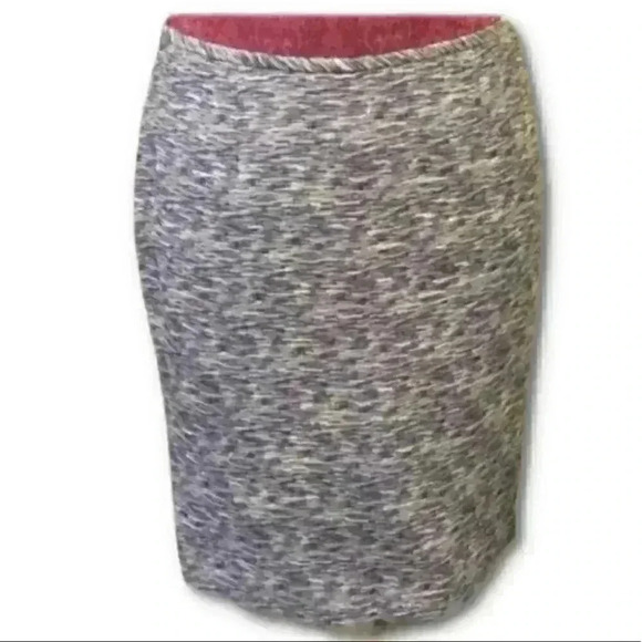 Calvin Klein Skirt Sz 8p Woven Linen blend Pencil - Picture 1 of 9